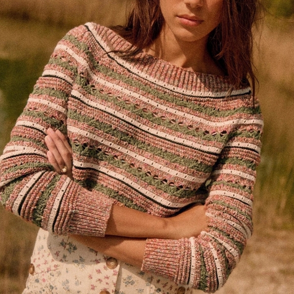 Sezane Marge Organic Cotton Sweater - Picture 4 of 5